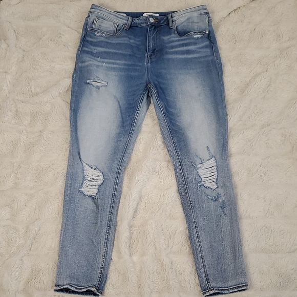 Vigoss Denim - Vigoss Ace Skinny Distressed Jeans 32